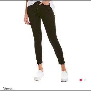 Straight stretch skinny black jeans